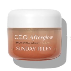 FULL SIZE Sunday Riley C.E.O. Afterglow Brightening Vitamin C Moisturizer NIB